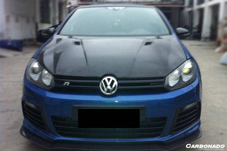 2010-2013 Volkswagen Golf 6 R20 GTI Rz Style Hood - Carbonado Aero