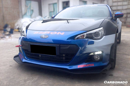 2012-2016 Subaru BRZ RBY1 Style Carbon Fiber Front Lip - Carbonado