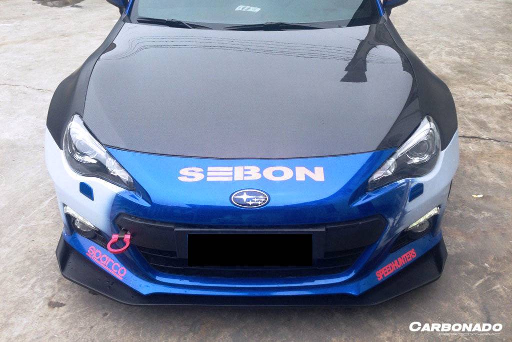 2012-2016 Subaru BRZ RBY1 Style Carbon Fiber Front Lip - Carbonado Aero