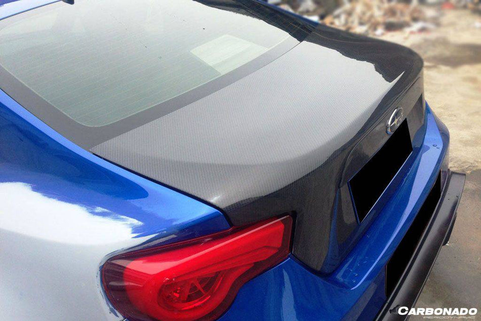 2012-2020 Scion FRS/Toyota GT86/Subaru BRZ OEM Style Carbon Fiber Trunk - Carbonado