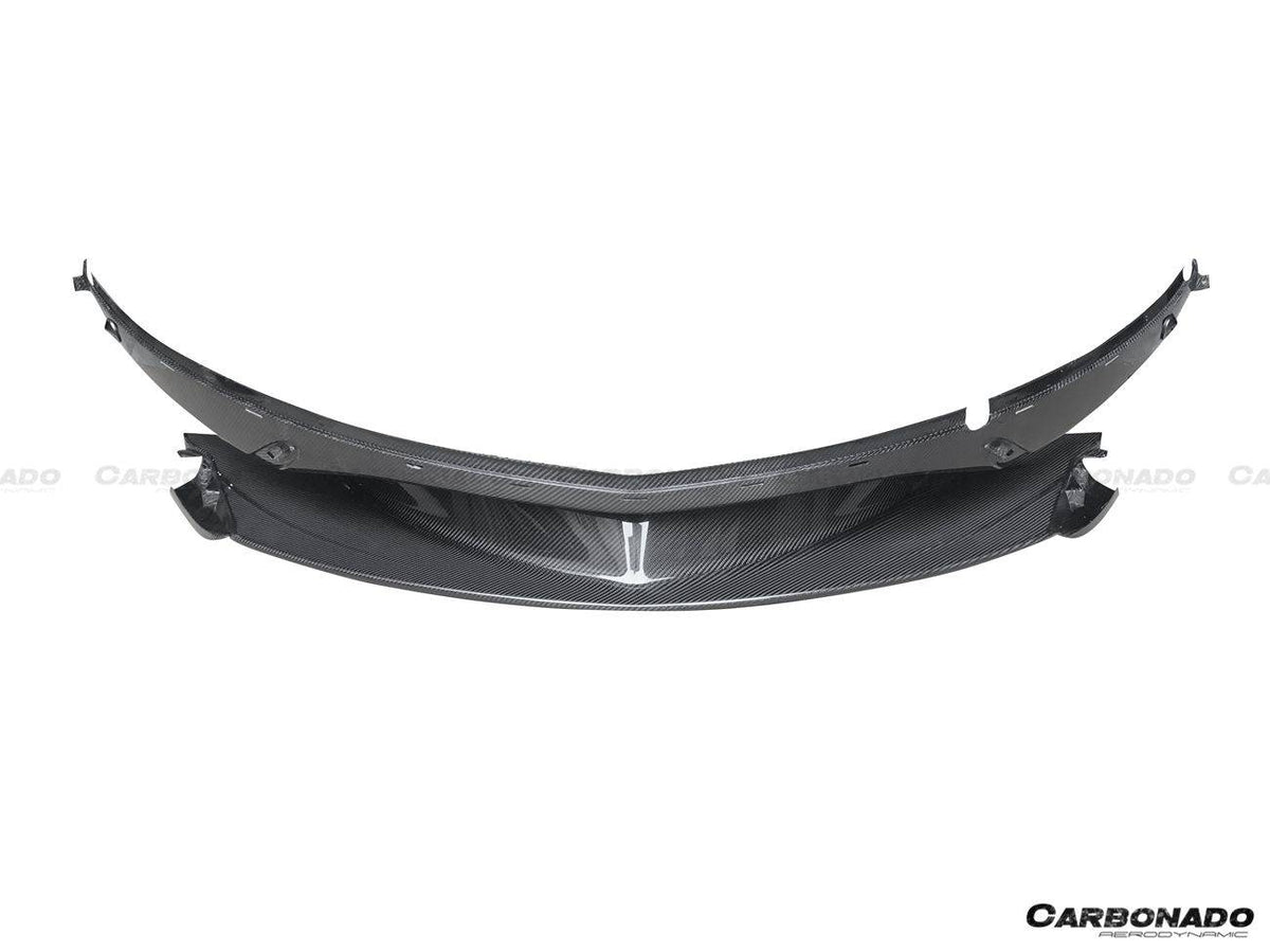 2015-2020 McLaren 540c/570s/570gt OEM Style Carbon Fiber Front Bumper Lip - Carbonado Aero