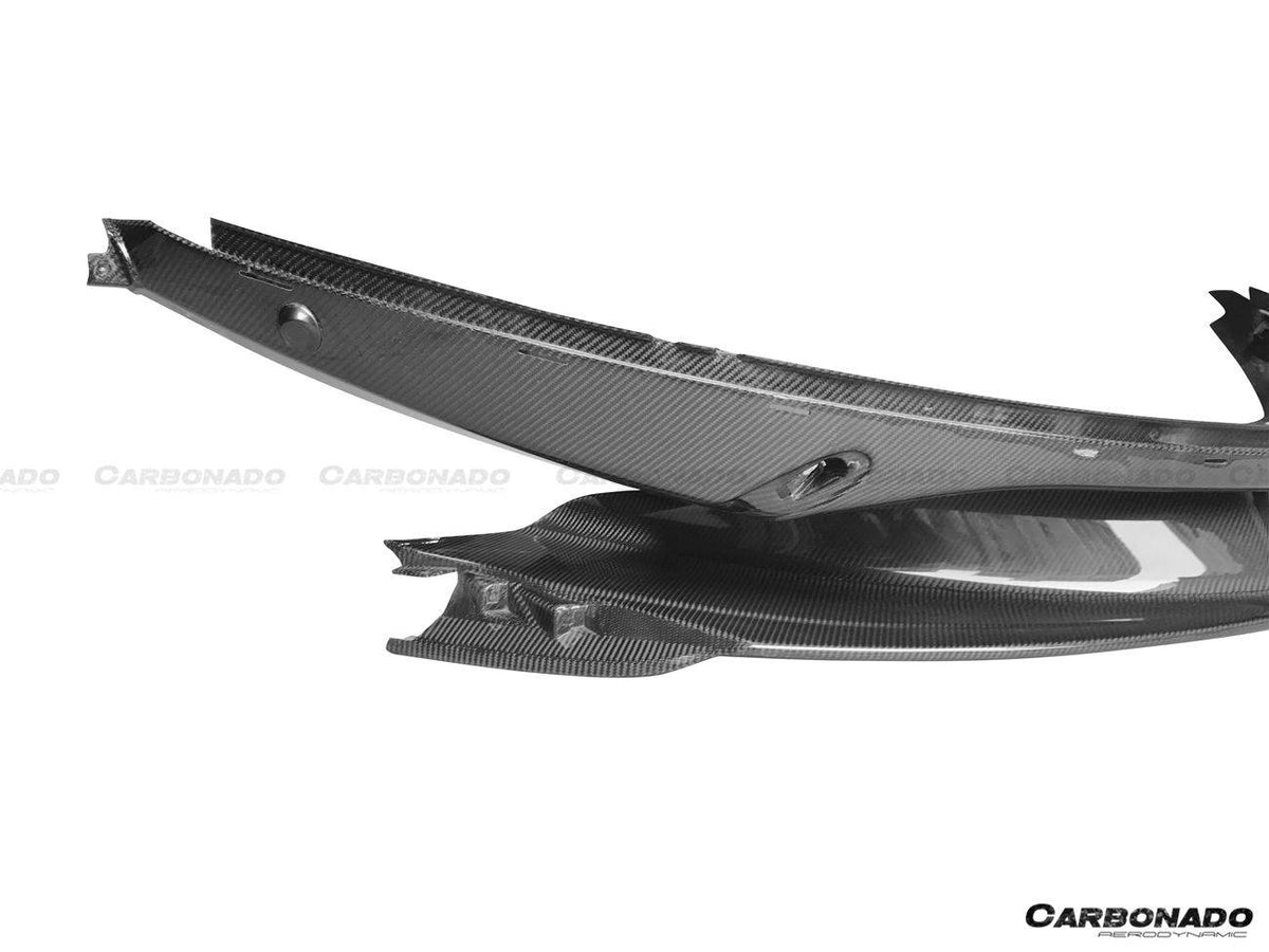 2015-2020 McLaren 540c/570s/570gt OEM Style Carbon Fiber Front Bumper Lip - Carbonado Aero