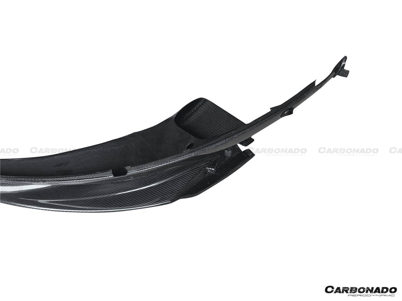 2015-2020 McLaren 540c/570s/570gt OEM Style Carbon Fiber Front Bumper Lip - Carbonado Aero