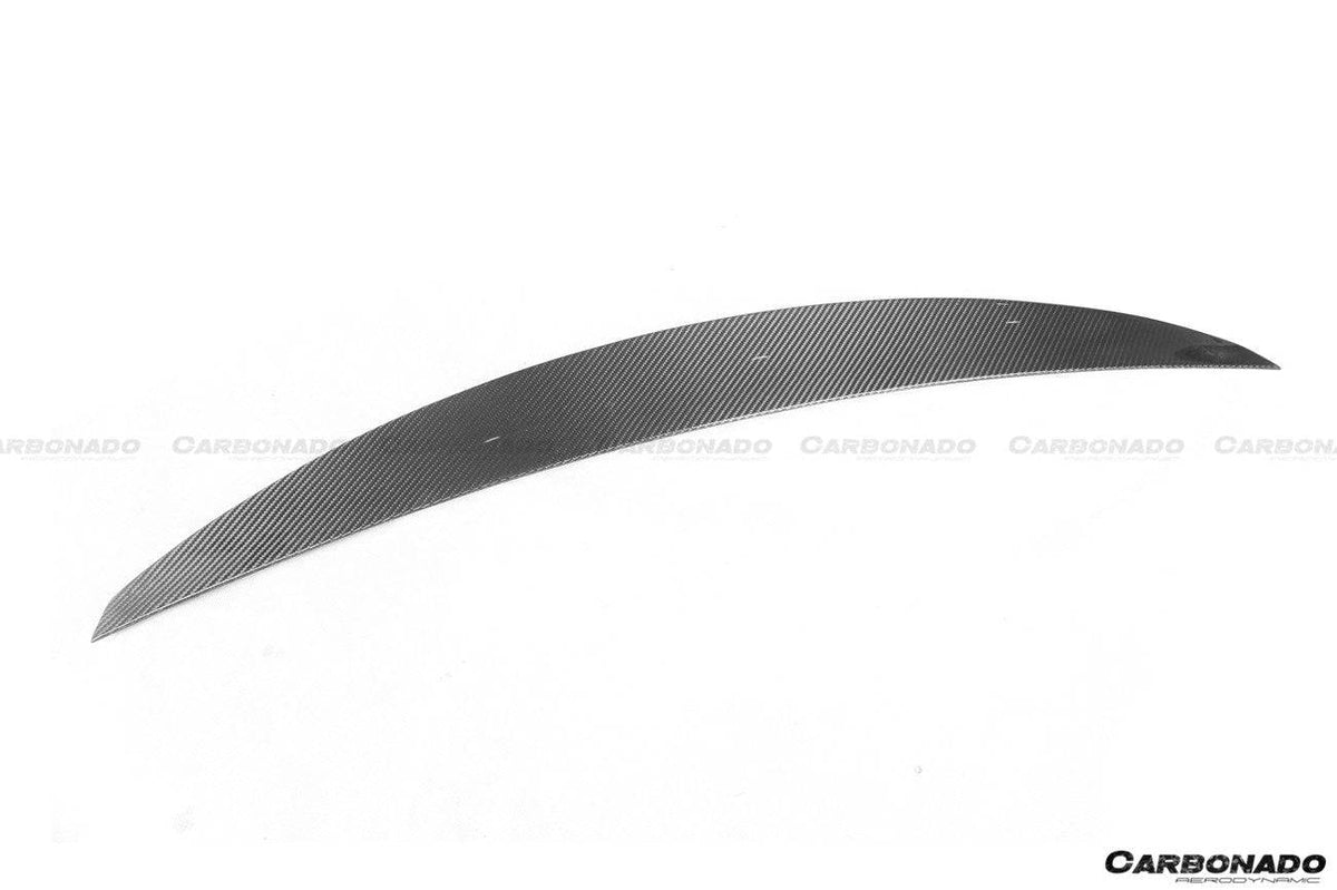 2019-2023 Porsche Taycan 4/4S/GTS/TURBO OD Style DRY Carbon Fiber Trunk Spoiler - Carbonado Aero