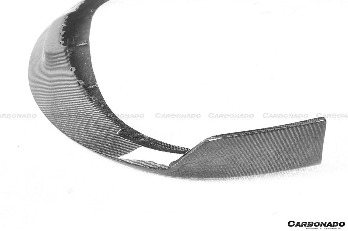 2019-2023 Porsche Taycan 4/4S/GTS/TURBO OD Style DRY Carbon Fiber Front Lip - Carbonado Aero