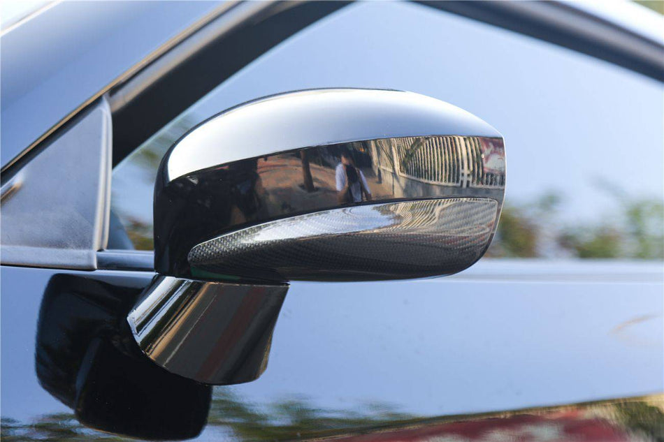 2008-2022 Nissan GTR R35 CBA/DBA/EBA BS Style Carbon Fiber Mirror Cover - Carbonado