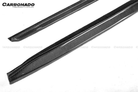 2018-2023 BMW F90 M5 D3 Style Carbon Fiber Side Skirts - Carbonado Aero