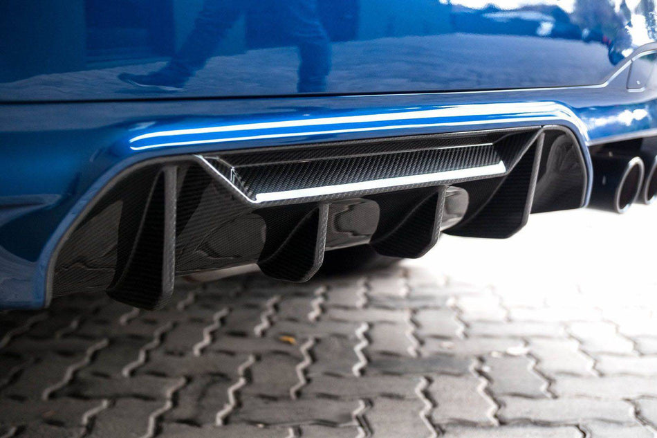 2018-2023 BMW F90 M5 MP Style Carbon Fiber Rear Diffuser - Carbonado