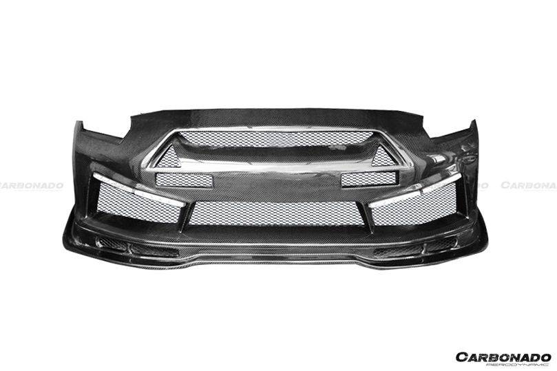 2008-2016 Nissan GTR R35 CBA/DBA LP Style Front Bumper - Carbonado Aero