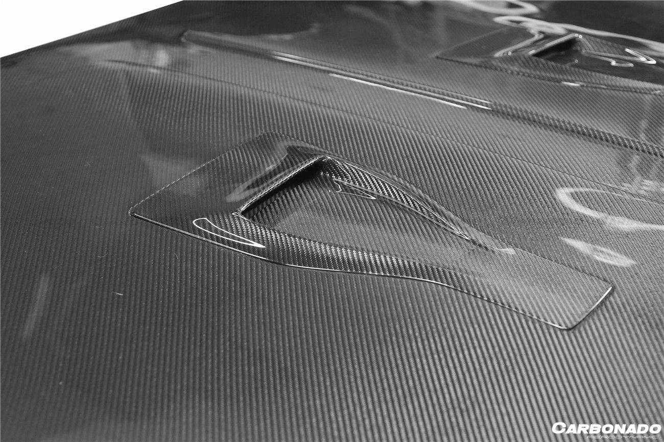 2017-2020 Mercedes Benz S63 W222 Sedan MSY Style Carbon Fiber Hood - Carbonado Aero