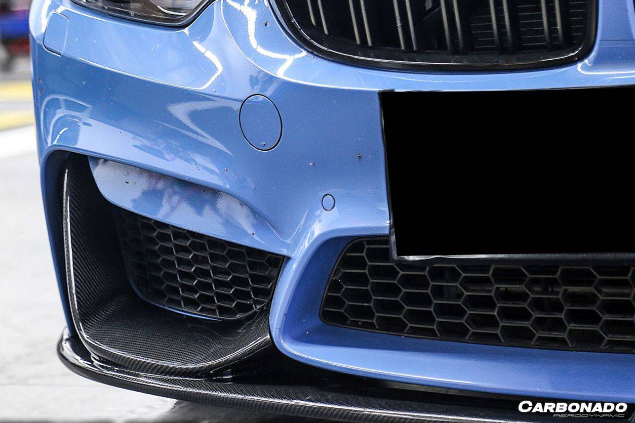 2014-2020 BMW M3 F80 M4 F82 MP Style Carbon Fiber Front Lip - Carbonado Aero