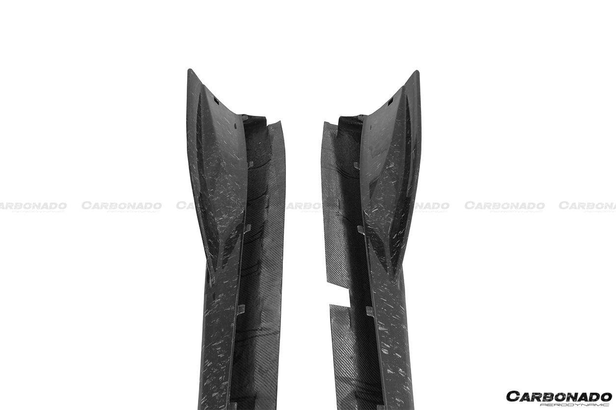 2018-2021 McLaren 570/600LT OEM Style Carbon Fiber Side Skirts Under Board - Carbonado Aero