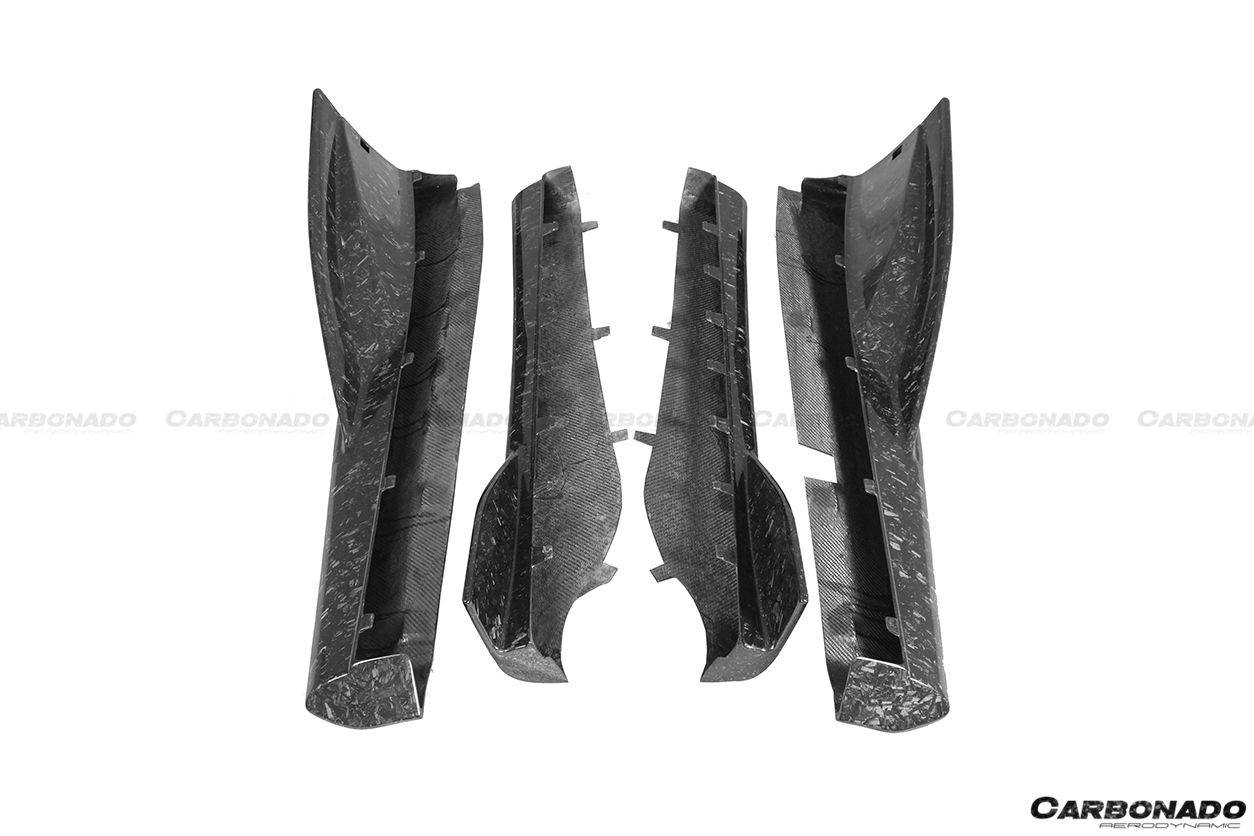 2018-2021 McLaren 570/600LT OEM Style Carbon Fiber Side Skirts Under Board - Carbonado Aero