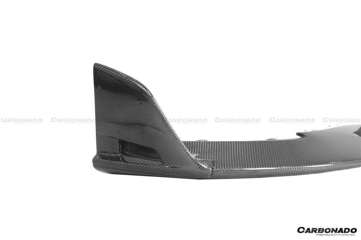 2019-2023 Porsche Taycan/4/4S/GTS/TURBO CADO Style Carbon Fiber Front Lip - Carbonado Aero