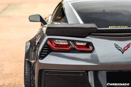 2013-2019 Corvette C7 Z06 Grandsport Carbon Fiber Trunk Spoiler - Carbonado Aero