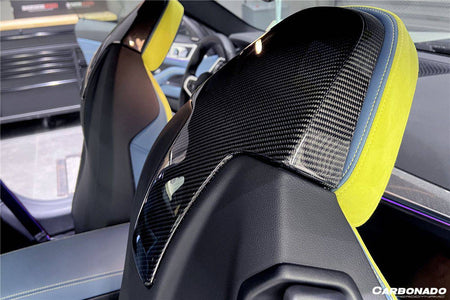 2021-UP BMW M4/M3 G82/G83/G80 OE Style Carbon Fiber UP Seat-back Cover - Carbonado Aero