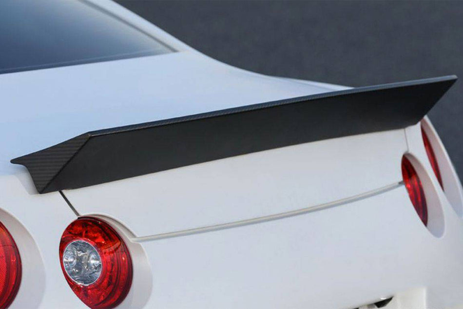 2008-2024 Nissan GTR R35 CBA/DBA/EBA DE-2 Style Trunk Spoiler - Carbonado