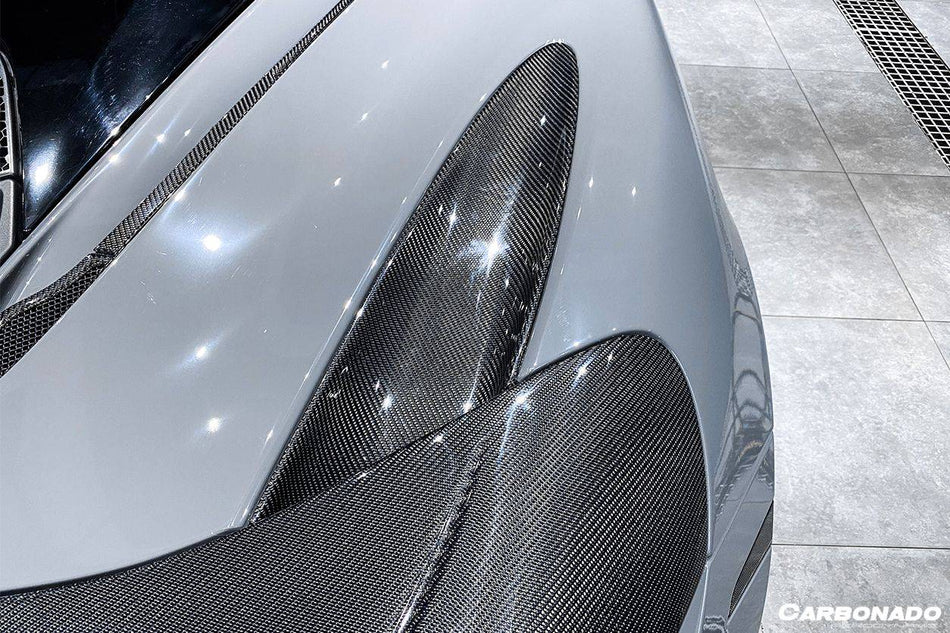 2017-2022 McLaren 720S OEM Style Carbon Fiber Rear Trunk Air Intake Vents Replacement - Carbonado