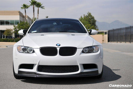 2008-2012 BMW M3 E90/E92/E93 AKM Style Carbon Fiber Front Lip - Carbonado Aero