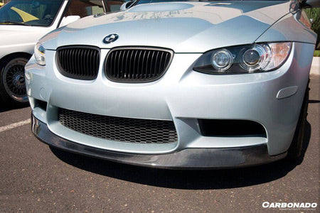 2008-2012 BMW M3 E90/E92/E93 AKM Style Carbon Fiber Front Lip - Carbonado Aero