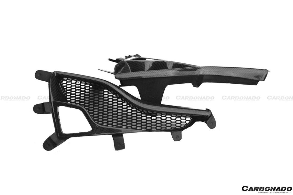 2010-2015 Ferrari 458 Coupe/Spyder OE Style Carbon Fiber Brake Lights Covers - Carbonado Aero