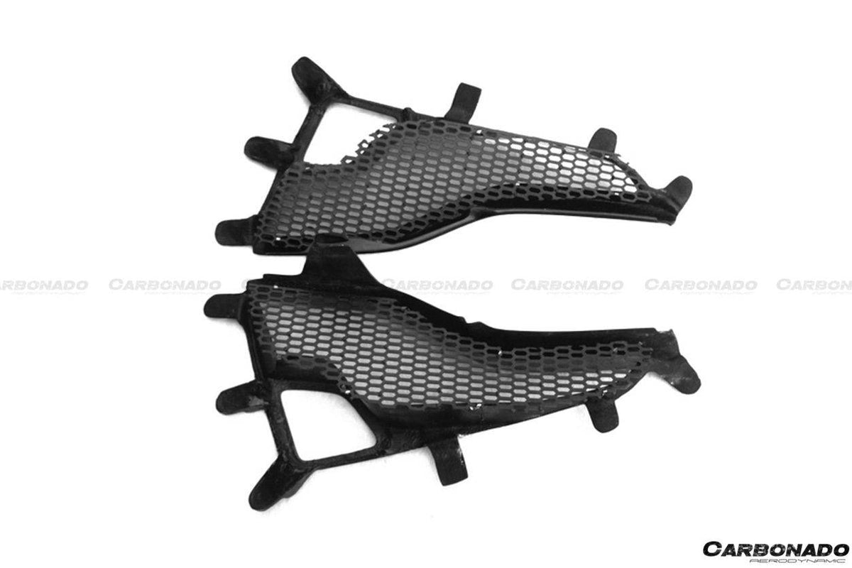 2010-2015 Ferrari 458 Coupe/Spyder OE Style Carbon Fiber Brake Lights Covers - Carbonado Aero