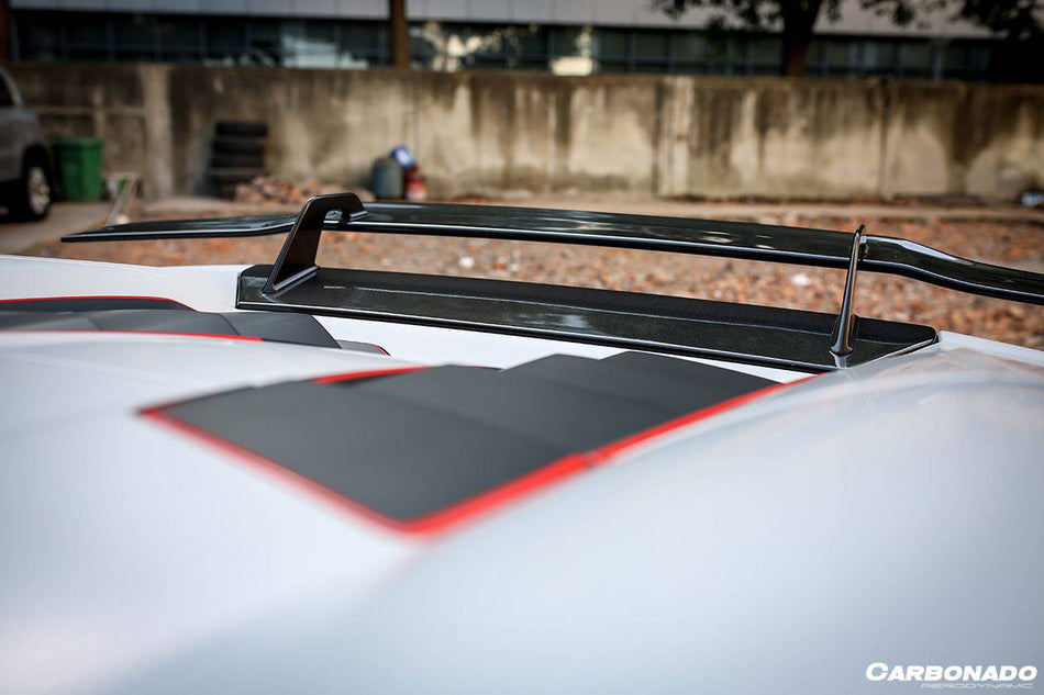 2015-2020 Lamborghini Huracan EVO LP610/LP580 VRS-II Style Carbon Fiber Trunk Spoiler w/Base - Carbonado