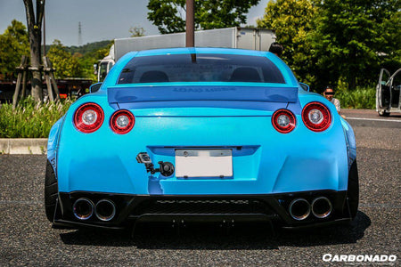 2008-2024 Nissan GTR R35 CBA/DBA/EBA DE-2 Style Trunk Spoiler - Carbonado Aero