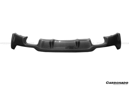 2013-2020 BMW 4 Series F32 F33 F36 3D Style Carbon Fiber Rear Qual Exhaust Diffuser (For M-Tech Only ) - Carbonado Aero