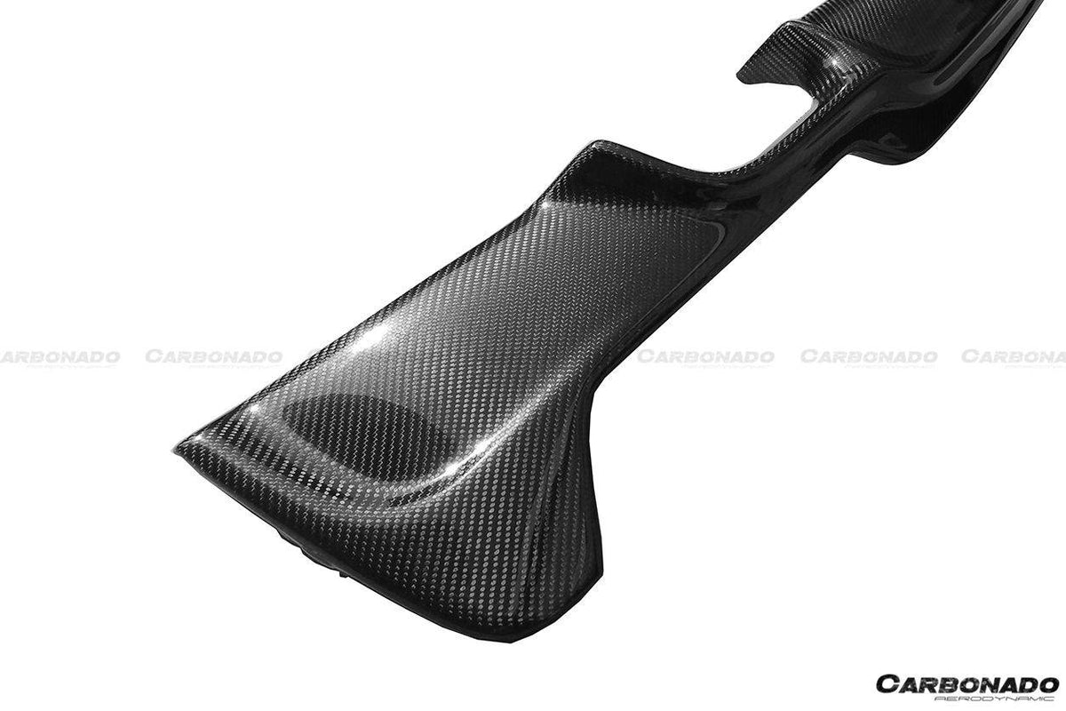 2013-2020 BMW 4 Series F32 F33 F36 3D Style Carbon Fiber Rear Qual Exhaust Diffuser (For M-Tech Only ) - Carbonado Aero