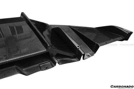 2011-2016 Lamborghini Aventador LP700 DM Style Carbon Fiber Rear Lip - Carbonado Aero