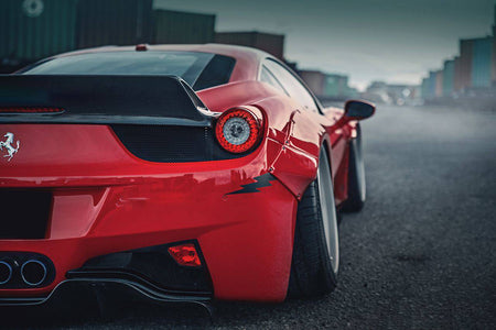 2010-2015 Ferrari 458 Coupe/Spyder DE Style Rear Diffuser - Carbonado