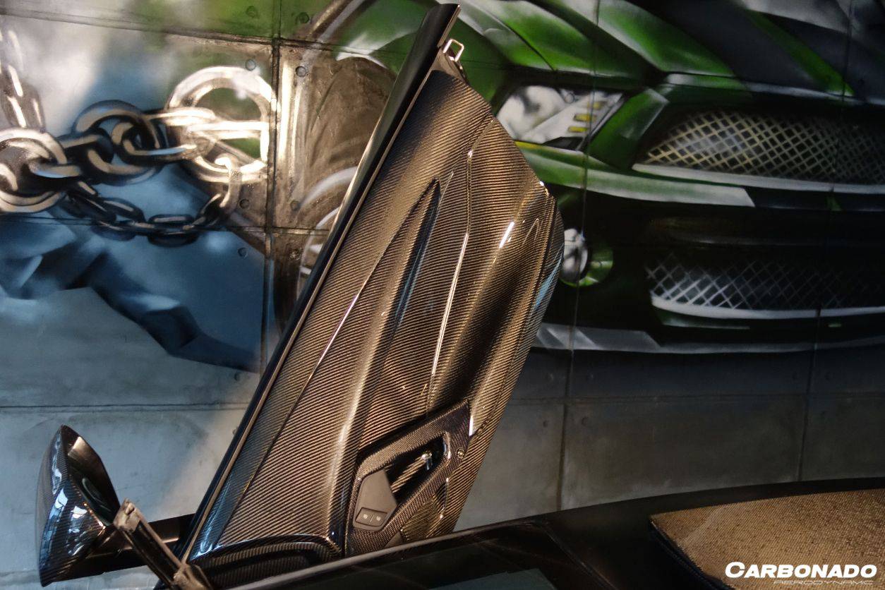 2011-2016 Lamborghini Aventador LP700 Coupe/Roadster OEM Style Carbon Fiber Inner Door Panels - Carbonado Aero