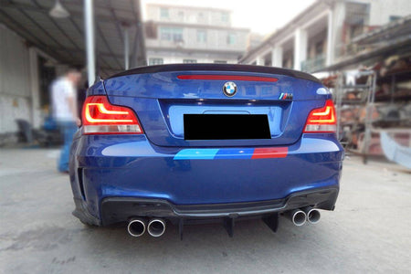 2008-2013 BMW E82 E88 1 Series 1M Style Rear Bumper - Carbonado