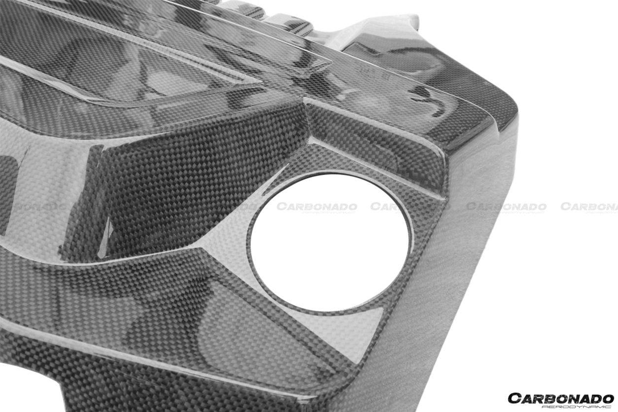2010-2013 BMW 5 Series F07 OEM Style Carbon Fiber Engine Cover - Carbonado Aero