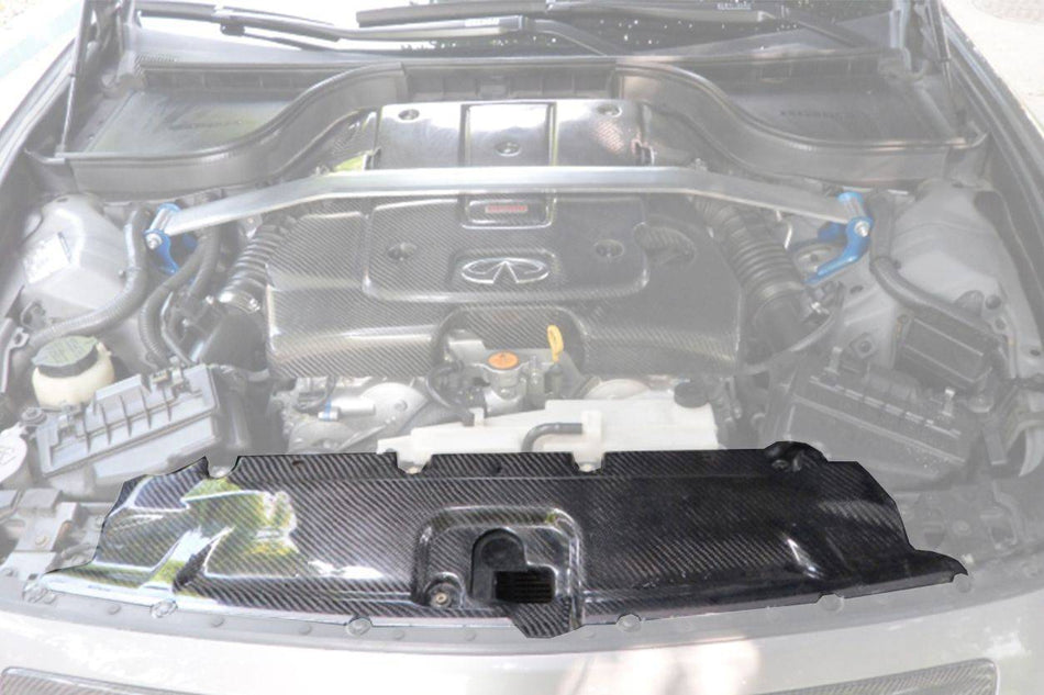 2007-2013 Infiniti G37 Sedan OEM Style Carbon Fiber Radiator Cover