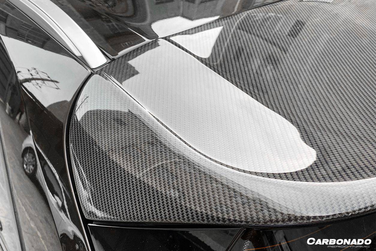2014-2018 BMW X5 F15 VS Style Carbon Fiber Roof Spoiler - Carbonado Aero