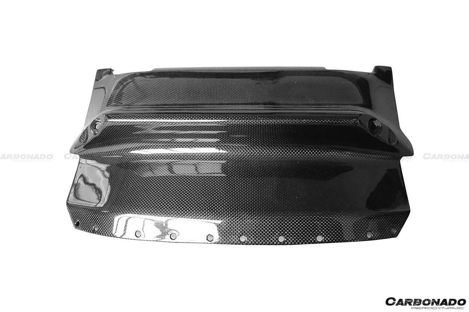 2015-2020 Ferrari 488 GTB Spyder Dry Carbon Fiber Front Air Splitter - Carbonado