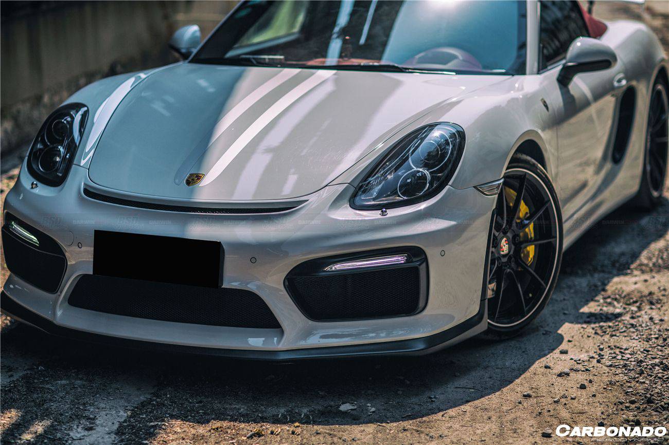 2012-2016 Porsche 981 Boxster/Cayman GT4 Style Front Bumper - Carbonado Aero