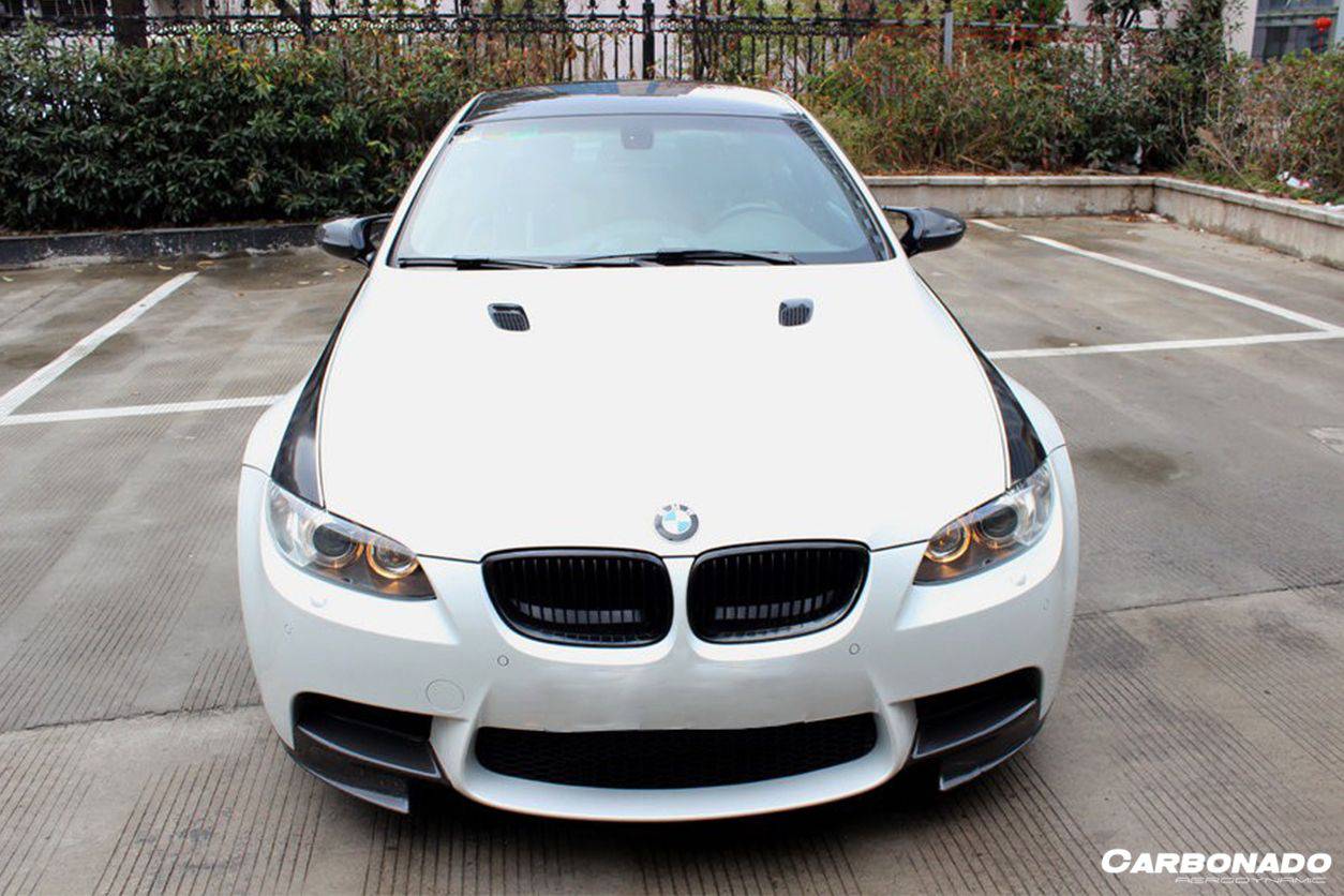 2008-2012 BMW M3 E90/E92/E93 MP Style Carbon Fiber Lip Splitters - Carbonado Aero