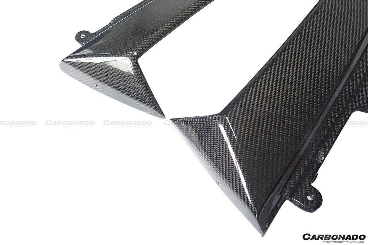 2011-2016 Lamborghini Aventador LP700 Coupe OEM Style Carbon Fiber Quarter Panel Fender Vent Outside - Carbonado Aero
