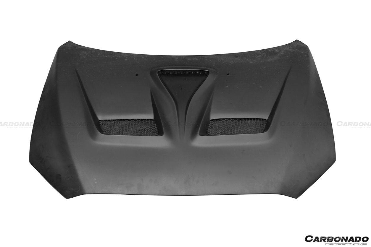 2008-2016 Mitsubishi Lancer VTX Style Carbon Fiber Hood - Carbonado Aero