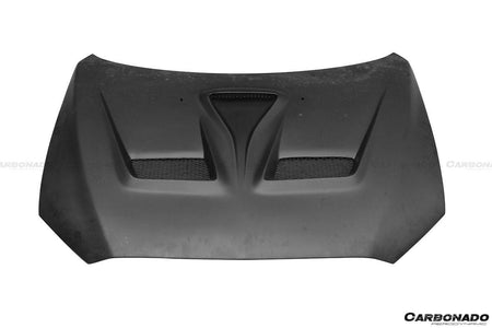 2008-2016 Mitsubishi Lancer VTX Style Carbon Fiber Hood - Carbonado Aero