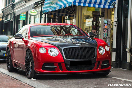 2012-2015 Bentley Continental V8 GT/GTC/V8S - W12 GT/GTC SPEED Style Front Bumper - Carbonado Aero