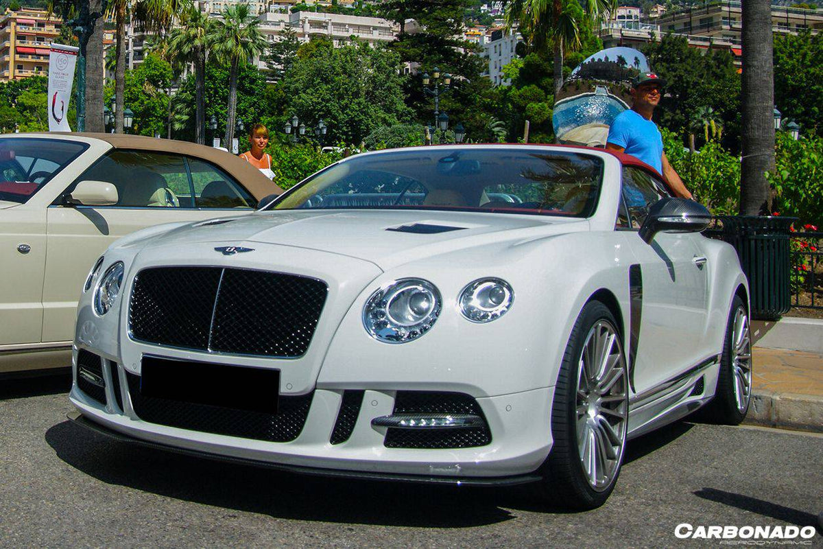 2012-2015 Bentley Continental V8 GT/GTC/V8S - W12 GT/GTC SPEED Style Front Bumper - Carbonado Aero