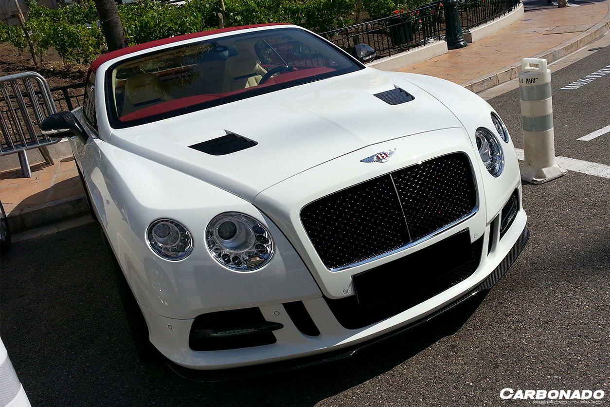 2012-2015 Bentley Continental V8 GT/GTC/V8S - W12 GT/GTC SPEED Style Front Bumper - Carbonado Aero