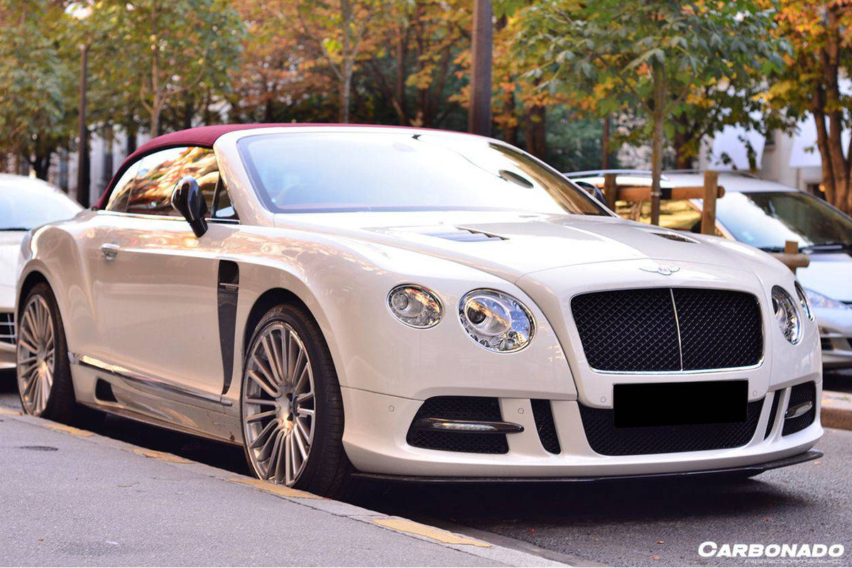 2012-2015 Bentley Continental V8 GT/GTC/V8S - W12 GT/GTC SPEED Style Front Bumper - Carbonado Aero