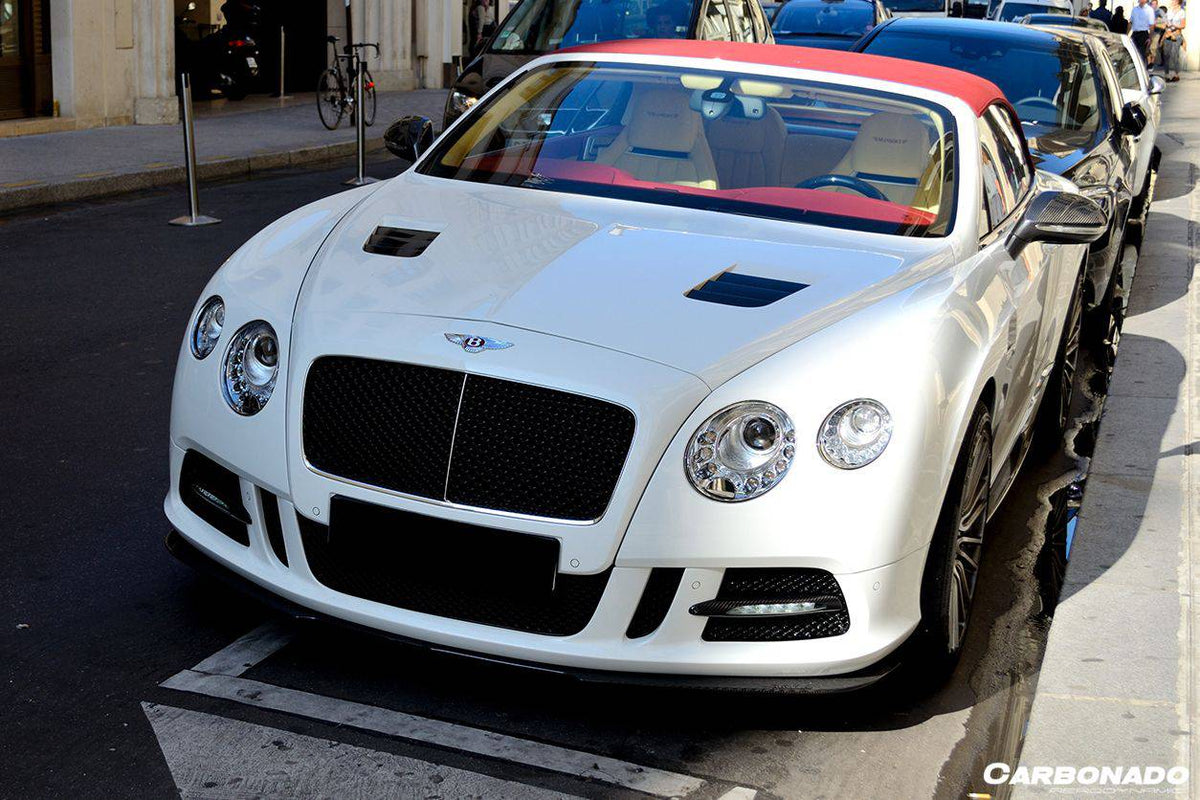 2012-2015 Bentley Continental V8 GT/GTC/V8S - W12 GT/GTC SPEED Style Front Bumper - Carbonado Aero