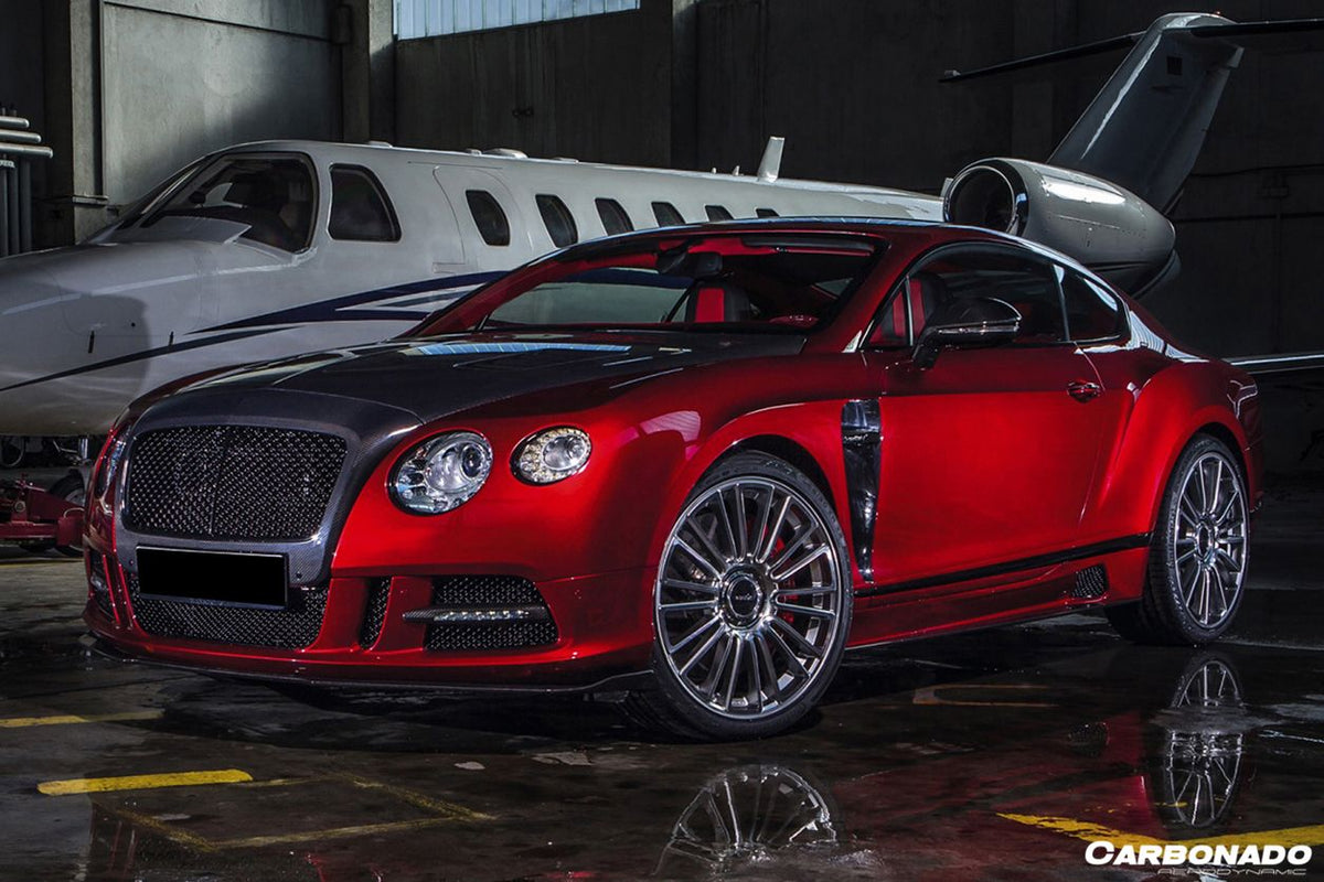 2012-2015 Bentley Continental V8 GT/GTC/V8S - W12 GT/GTC SPEED Style Front Bumper - Carbonado Aero