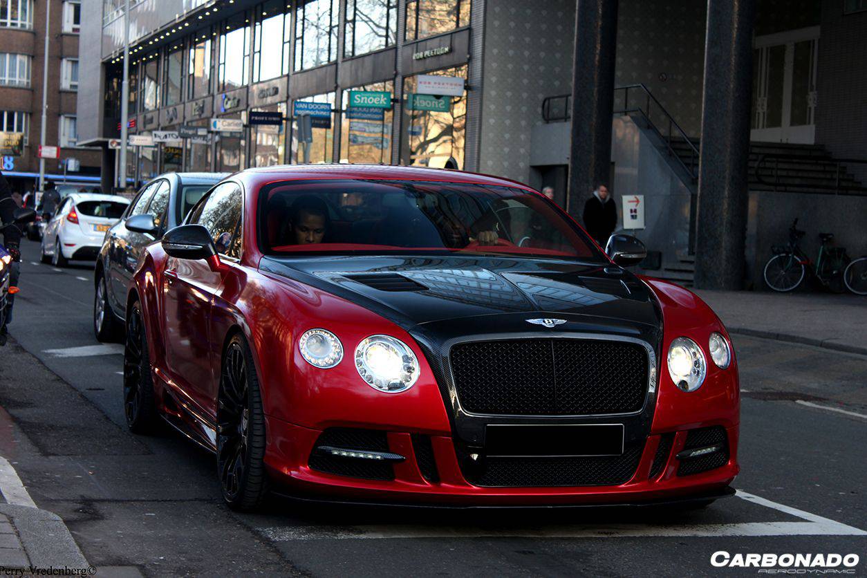 2012-2015 Bentley Continental V8 GT/GTC/V8S - W12 GT/GTC SPEED Style Front Bumper - Carbonado Aero